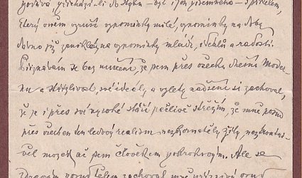 Dopis Ignátu Herrmannovi.