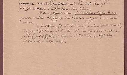 Dva rukopisy a dopis Karla Nowaka - Reismanna.