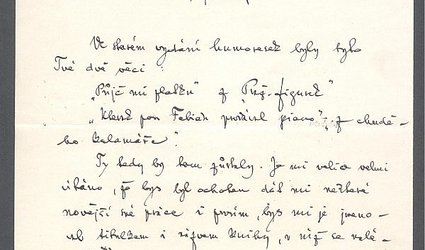 Dopis Ignátu Herrmannovi.