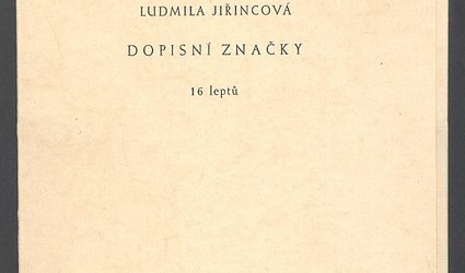 Dopisní značky. 16 leptů.