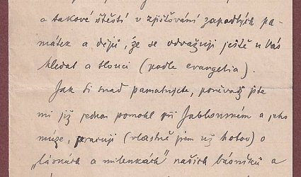 Dopis Ignátu Herrmannovi.