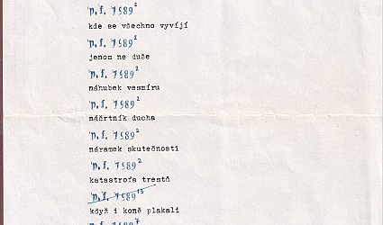 p. f. 1989 Zdeněk Lorenc. Verše k novému  roku.
