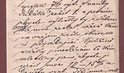 Dopis Ignátu Herrmannovi.