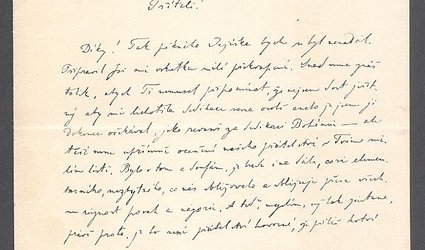 Dopis Ignátu Herrmannovi.