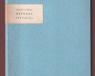 Neznámé zpěvačce.