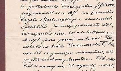 Dopis Ignátu Herrmannovi.