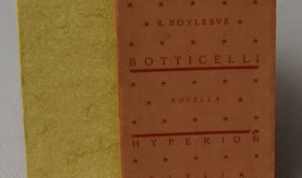 Botticelli maluje dobrodružství nastagia degli onesti v domě Puccinově ve Florencii.