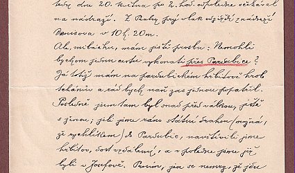 Dopis Ignátu Herrmannovi.