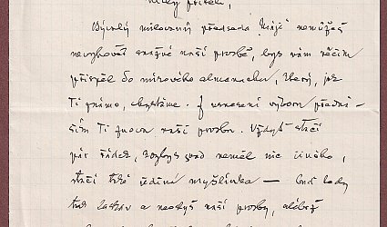 Dopis Ignátu Herrmannovi.