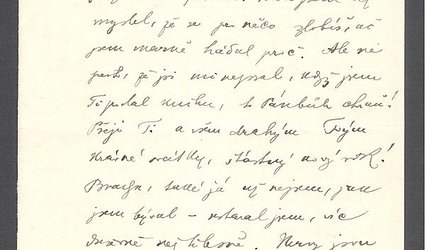 Dopis Ignátu Herrmannovi.