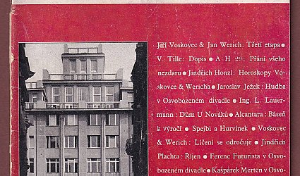 Vest pocket revue. Časopis Osvobozeného divadla. Ročník 1929 - 30, č. 1.