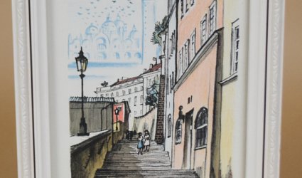 Nové zámecké schody.