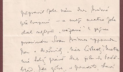 Dopis Ignátu Herrmannovi.