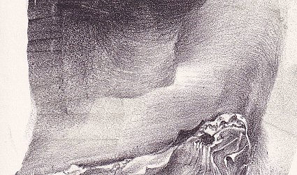 Ex libris Marie Stará. Oči v dlani, dvě knihy.