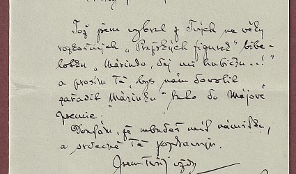 Dopis Ignátu Herrmannovi.