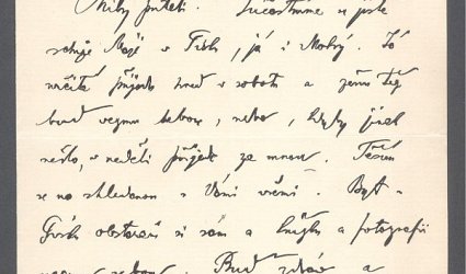 Dopis Ignátu Herrmannovi.