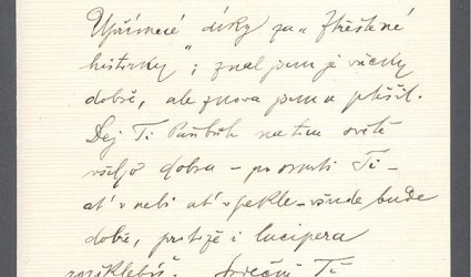 Dopis Ignátu Herrmannovi.