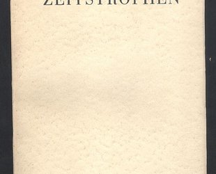 Zeitstrophen.