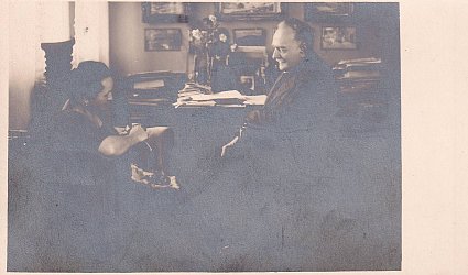 Fotopohlednice. Manželé Foerstrovi.