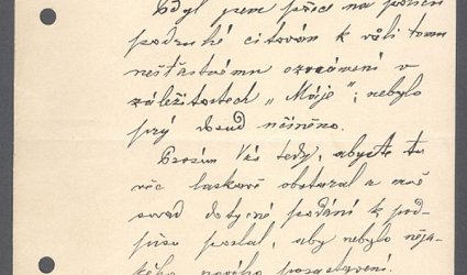 Dopis Ignátu Herrmannovi.