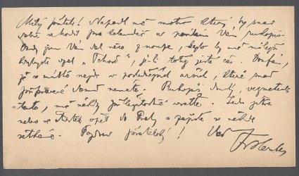 Vzkaz pro Ignáta Herrmanna.