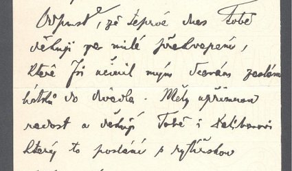 Dopis Ignátu Herrmannovi.