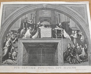Pio septimo pontifici opt. maximo.