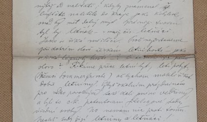 Dopis Ignátu Herrmannovi od čtenáře.