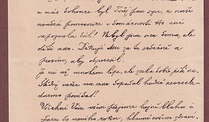 Dopis Ignátu Herrmannovi.