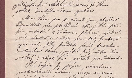 Dopis Ignátu Herrmannovi.