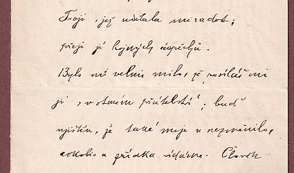 Dopis Ignátu Herrmannovi.