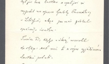 Dopis Ignátu Herrmannovi.