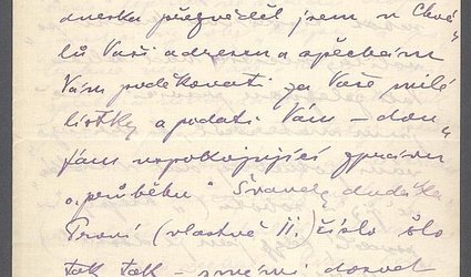 Dopis Ignátu Herrmannovi.