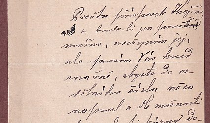 Dopis Ignátu Herrmannovi.