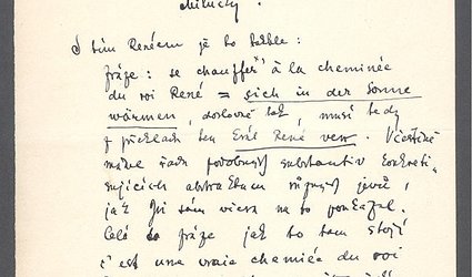 Dopis Ignátu Herrmannovi.