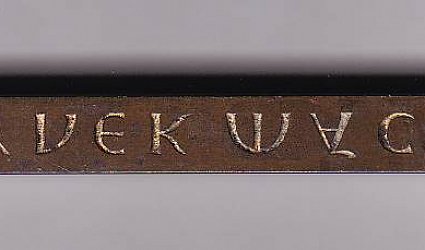 Originální raznice hřbetu vazby.