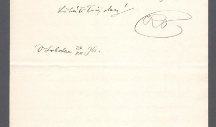 Dopis Ignátu Herrmannovi.