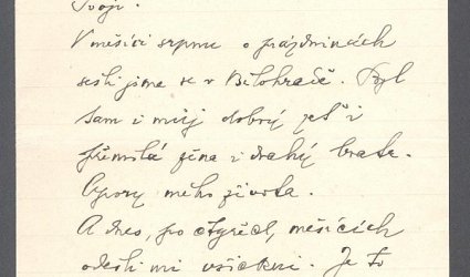 Dopis Ignátu Herrmannovi.