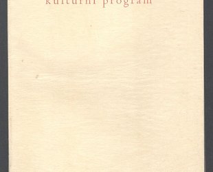 Palackého kulturní program z roku 1837.