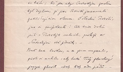 Dopis Ignátu Herrmannovi.