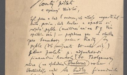 Dopis Ignátu Herrmannovi.