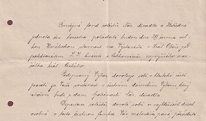 Dopis neznámé adresátce.