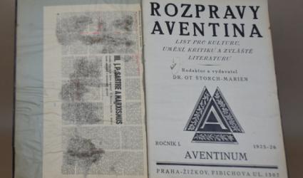 Rozpravy Aventina. List pro kulturu, umění, kritiku a zvláště literaturu. Ročník I.