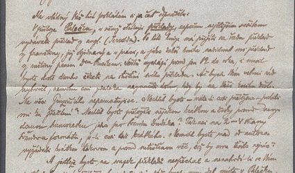 Dopis F.T. Matěchovi.