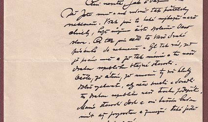 Dopis Ignátu Herrmannovi.