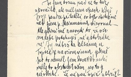 Dopis Ignátu Herrmannovi.