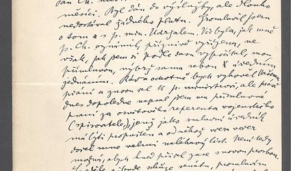 Dopis Ignátu Herrmannovi.