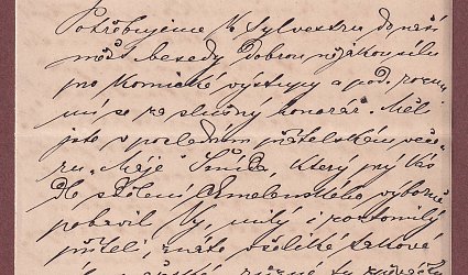 Dopis Ignátu Herrmannovi.