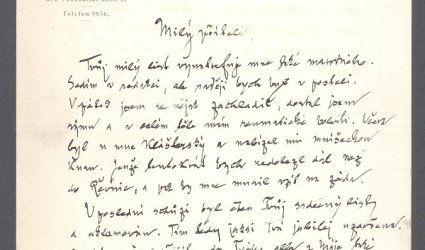 Dopis Ignátu Herrmannovi.