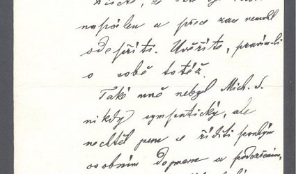 Dopis Ignátu Herrmannovi.